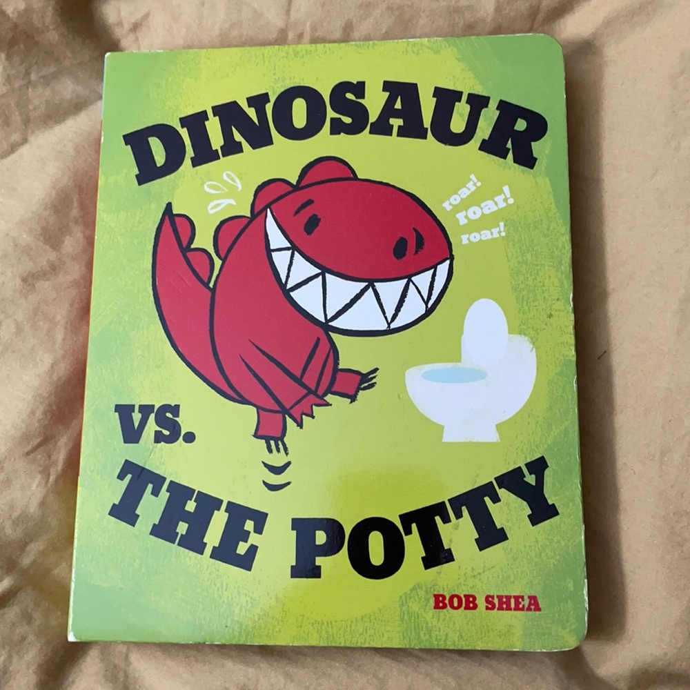 Dinosaur vs The Potty book
